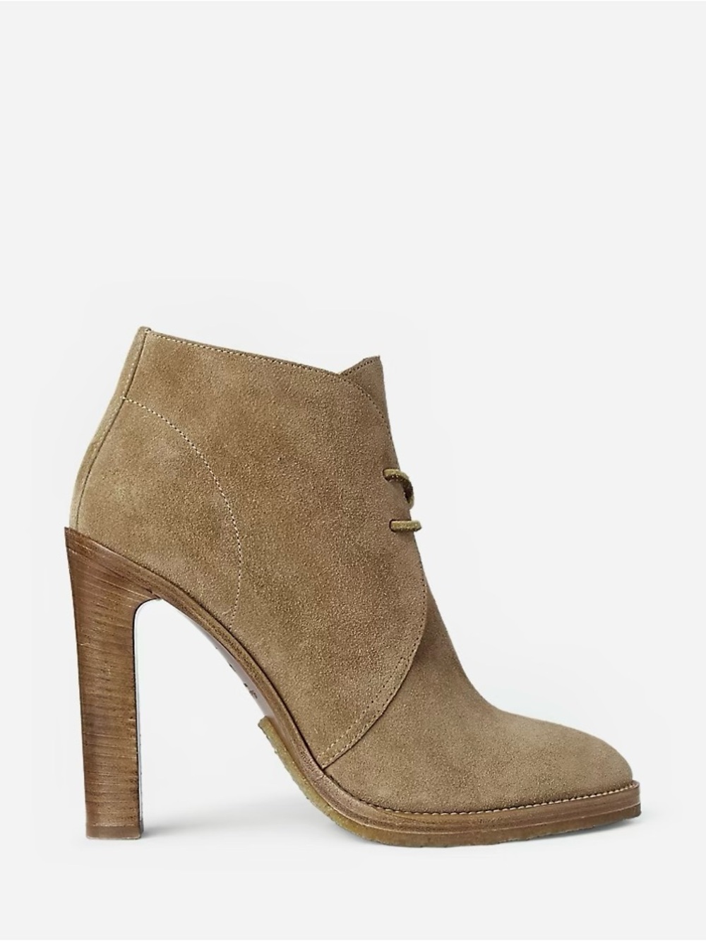 Ralph Lauren Collection Jaylen Greige Calf-Suede Bootie 40B EU/10B US NIB - Picture 4 of 16